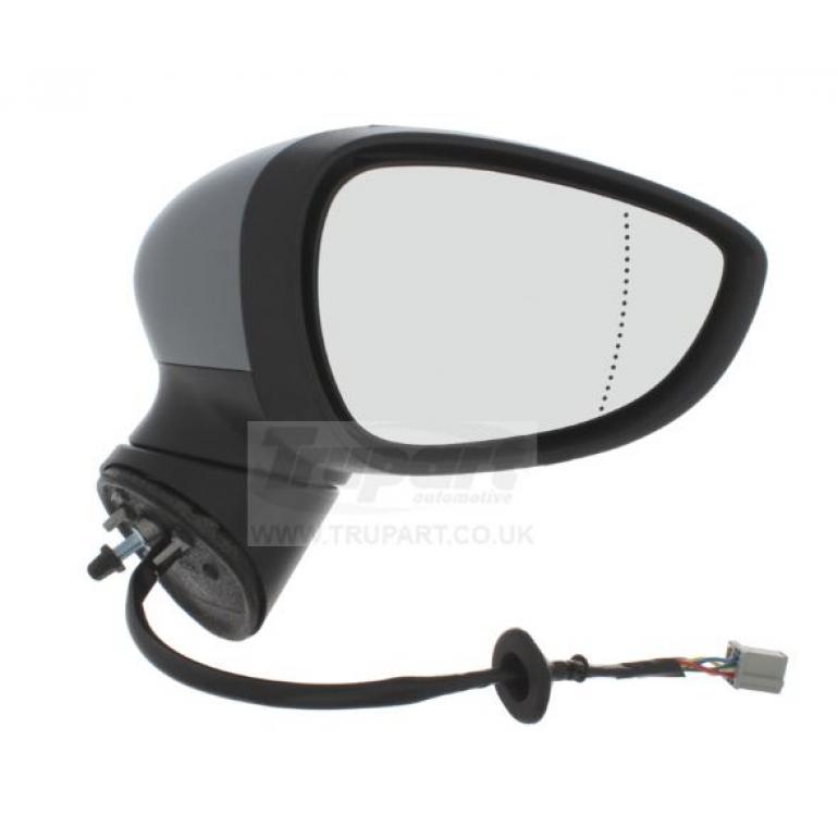 PRIMED ELECTRIC DOOR WING MIRROR DRIVER SIDE RH