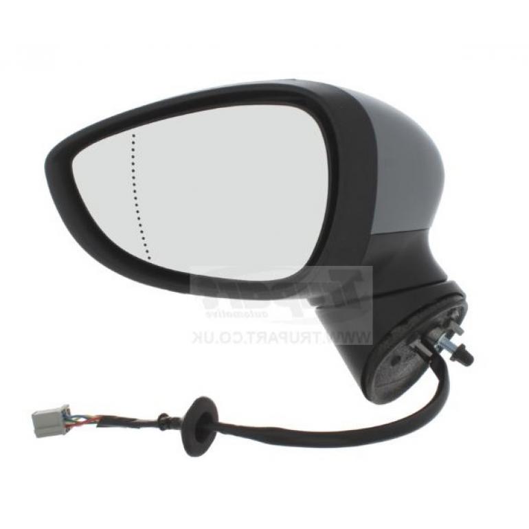 PRIMED ELECTRIC DOOR WING MIRROR PASSENGER SIDE LH
