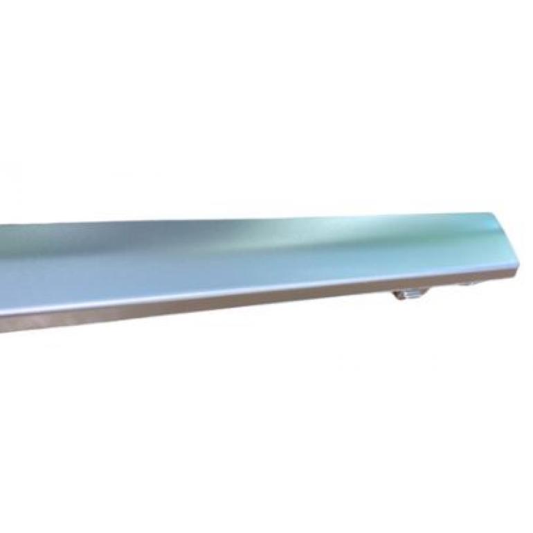 PAINTED SILVER FRONT PANEL LOWER LOGO TRIM