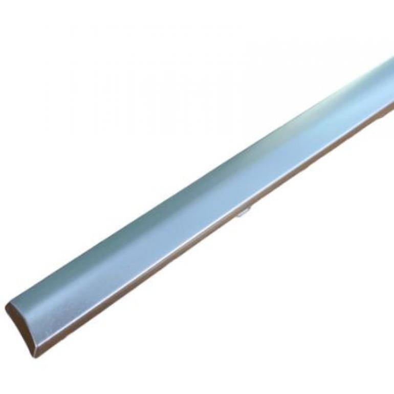 PAINTED SILVER FRONT PANEL UPPER LOGO TRIM