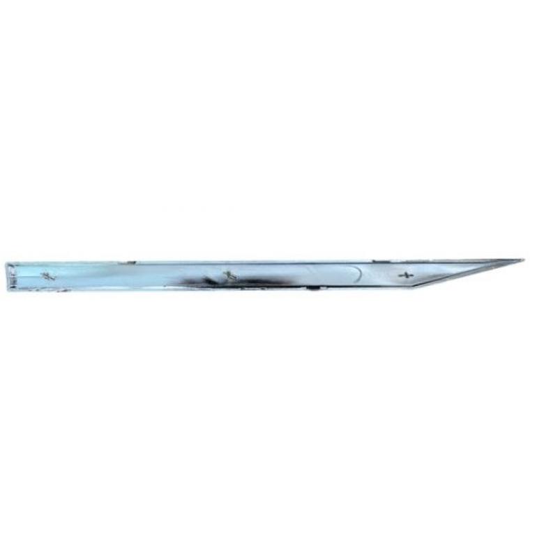 CHROME COATED FRONT PANEL LOWER LOGO TRIM