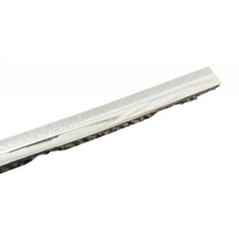 CHROME COATED FRONT PANEL UPPER LOGO TRIM