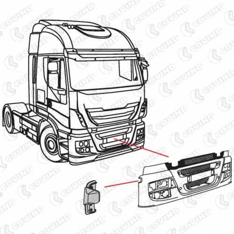 CLEAR SIDE REPEATER LAMP DRIVER SIDE RH