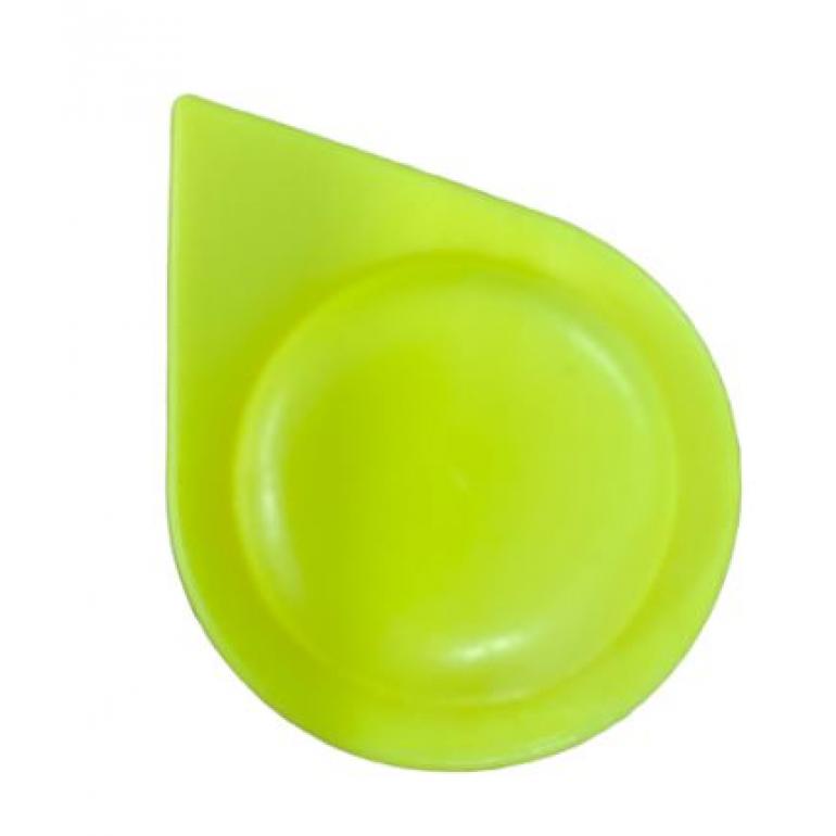 24MM SOLID YELLOW 'BARREL LONG REACH WHEEL NUT COVERS (PKT 10)