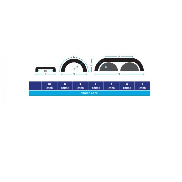 SINGLE WHEEL AXLE TANDEM MUDGUARDS (PAIR)