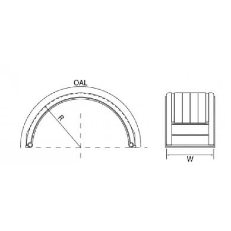 SINGLE WHEEL AXLE MUDGUARD (EACH)