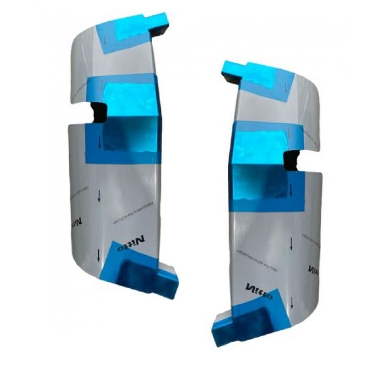 STAINLESS STEEL MIRROR GUARD SET RH & LH (PAIR)