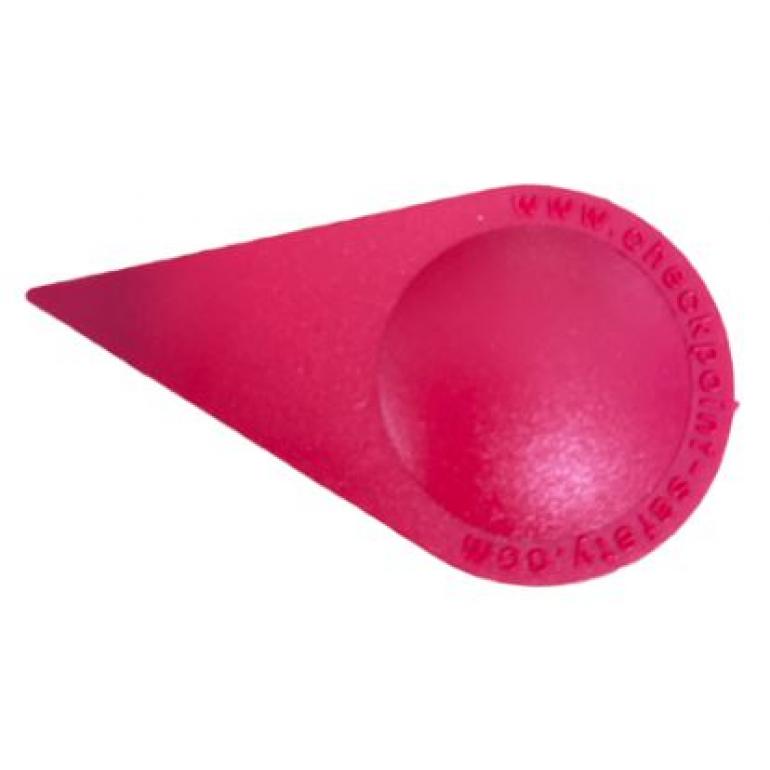 27MM RED 'DOME LONG REACH WHEEL NUT COVERS (PKT 10)
