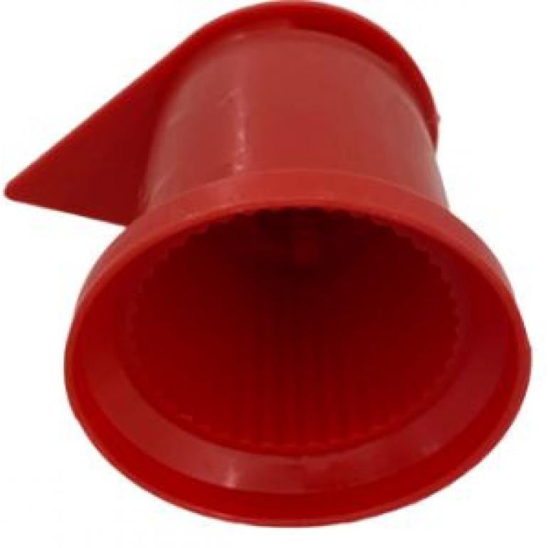 33MM RED 'DOME LONG REACH WHEEL NUT COVERS (PKT 10)