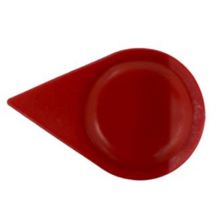 33MM RED 'DOME LONG REACH WHEEL NUT COVERS (PKT 10)
