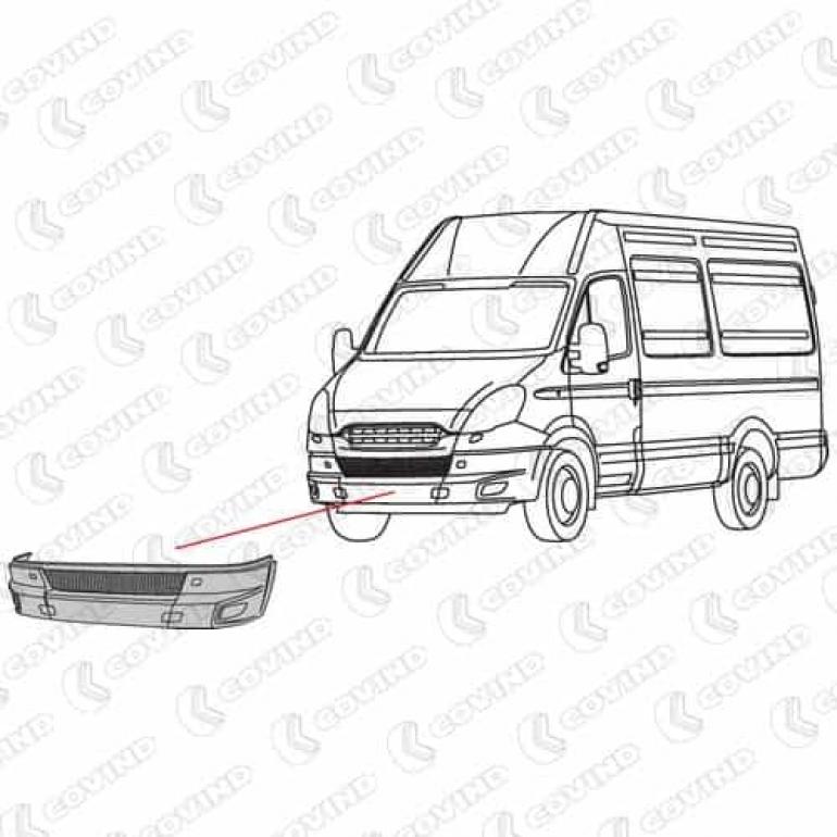FRONT BUMPER WITHOUT FOG LAMP HOLES