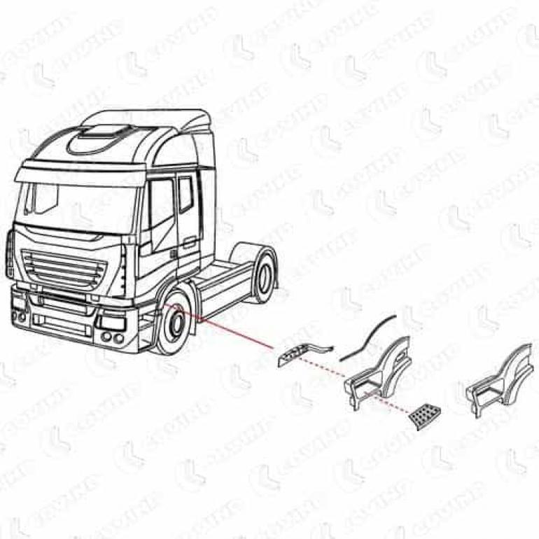 STEPWING UPPER TREAD PLATE PASSENGER SIDE LH