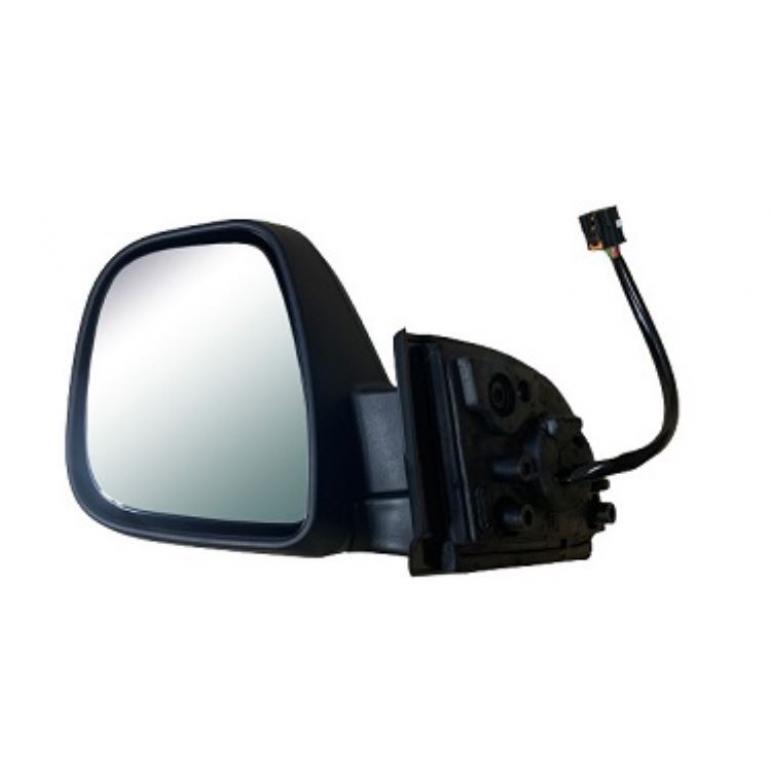 BLACK TEXTURED ELECTRIC ADJUST POWER FOLDING MIRROR HEAD PASSENGER SIDE LH