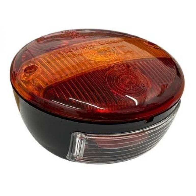 REAR 'HAMBURGER STYLE TAIL LAMP WITH NUMBER PLATE LAMP