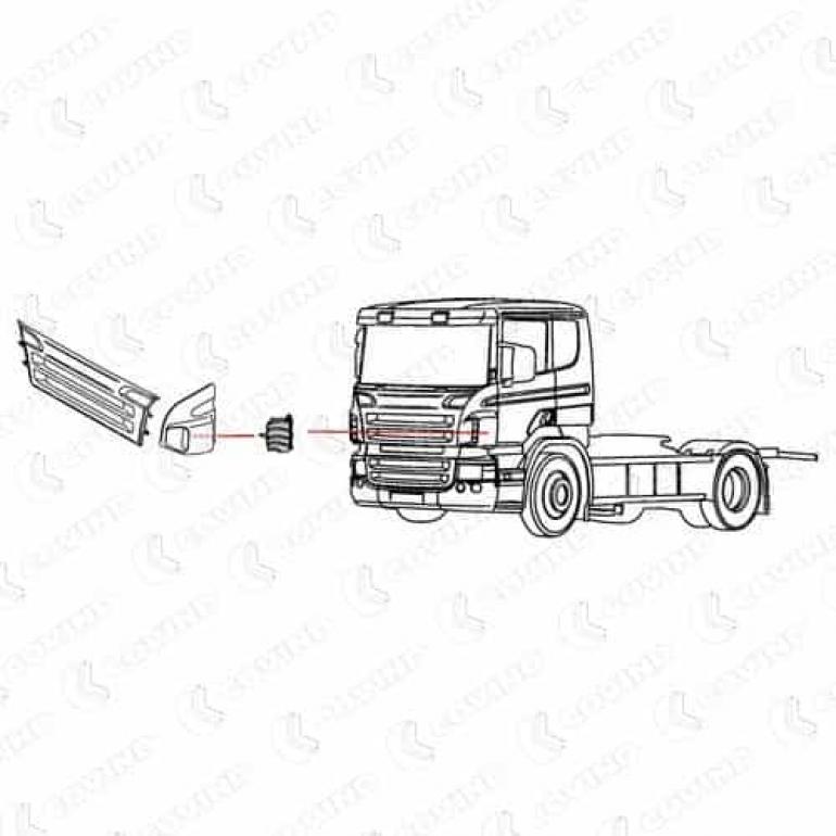 INNER CORNER PANEL DEFLECTOR PASSENGER SIDE LH