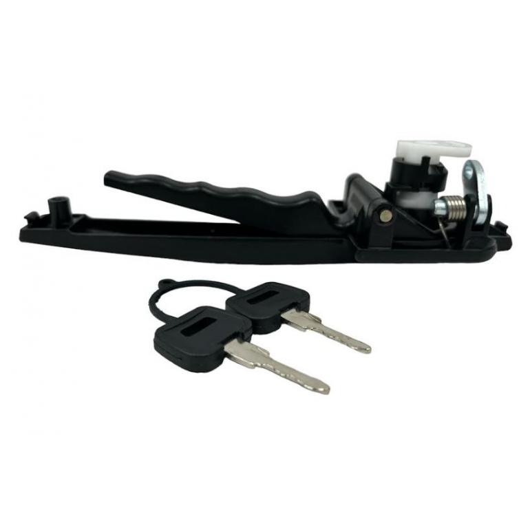 FRONT OUTER DOOR HANDLE & LOCK SET DRIVER SIDE RH