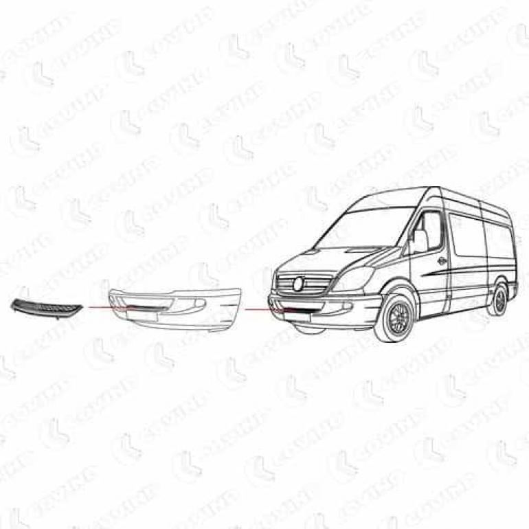 BUMPER LOWER STEP TREAD PLATE 