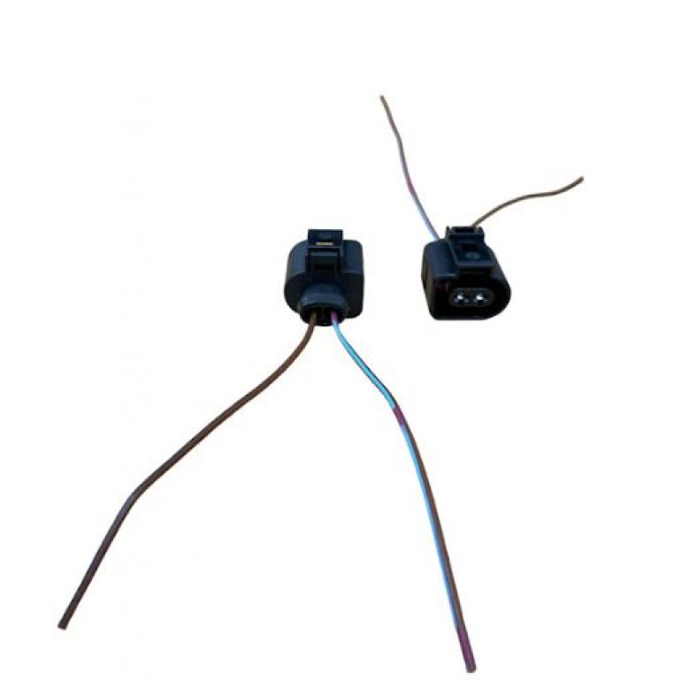 LED CLEAR SUNVISOR MARKER LAMPS & WIRING LOOMS FITS RH & LH (PAIR)