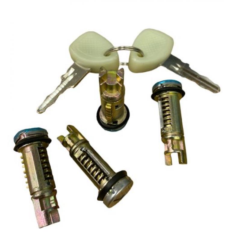DOOR LOCK KEY & BARREL SET