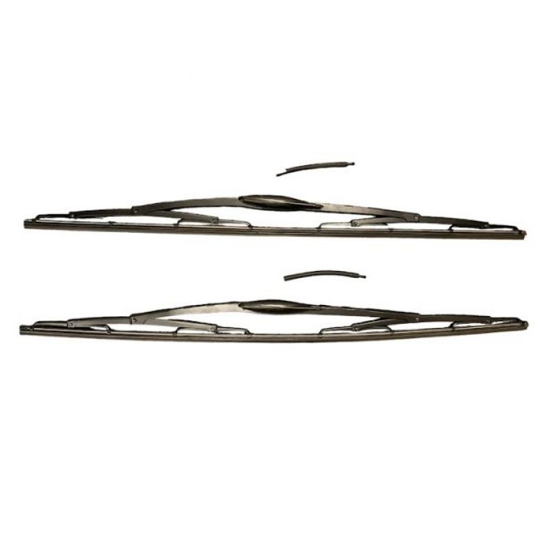 24" STANDARD WIPER BLADES WITH WASHER NOZZLES (PAIR)