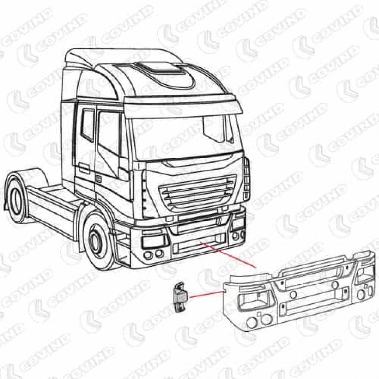 AMBER SIDE REPEATER LAMP DRIVER SIDE RH
