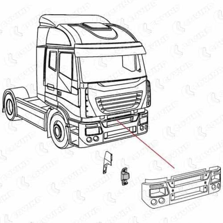 AMBER SIDE REPEATER LAMP DRIVER SIDE RH