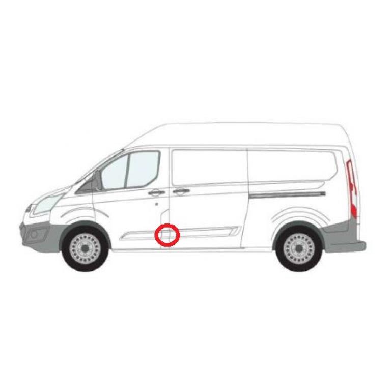 GREY CENTRE SIDE MOULDING PANEL PASSENGER SIDE LH