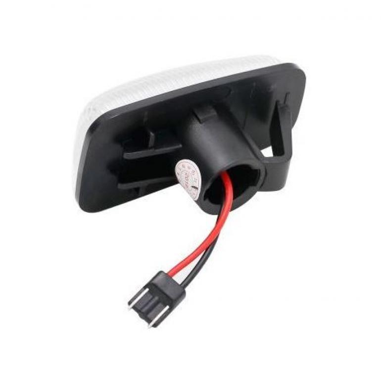 LED CLEAR 'DYNAMIC SIDE REPEATER LAMPS FITS RH & LH (PAIR)