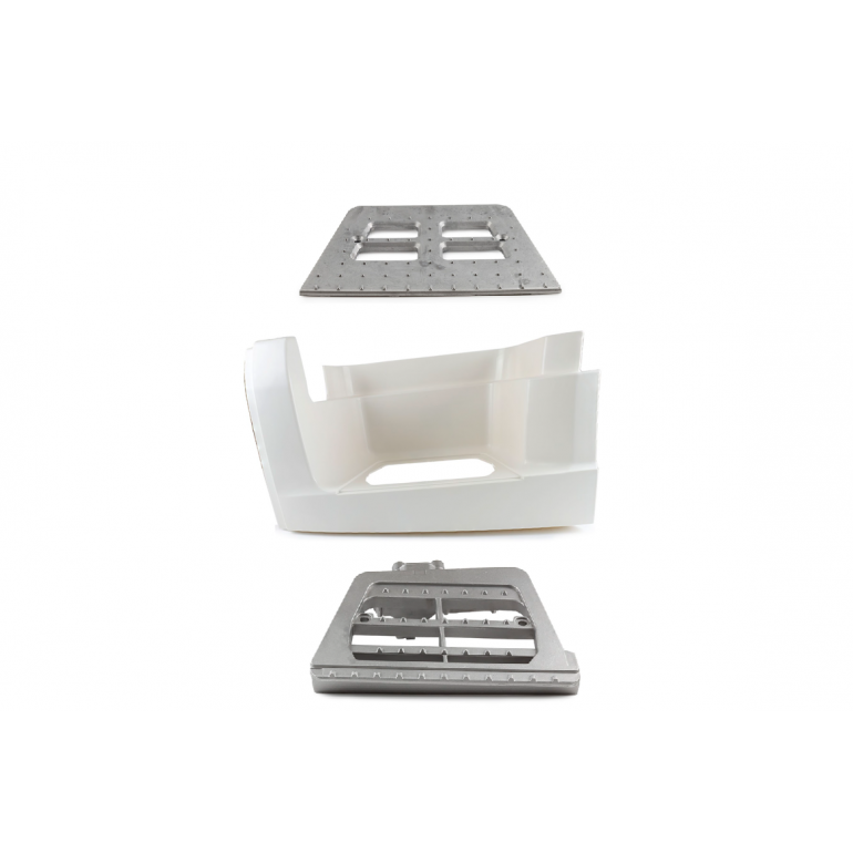 PRIMED LOWER STEP SURROUND ASSEMBLY PASSENGER SIDE LH