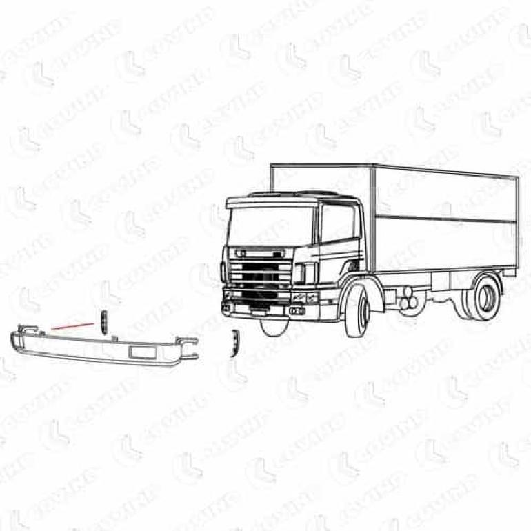 FRONT BUMPER END CAP DRIVER SIDE RH