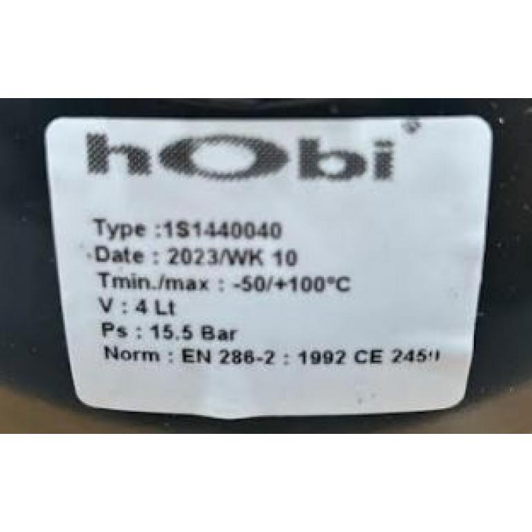 STEEL AIR TANK RESERVOIR 4 LITRES