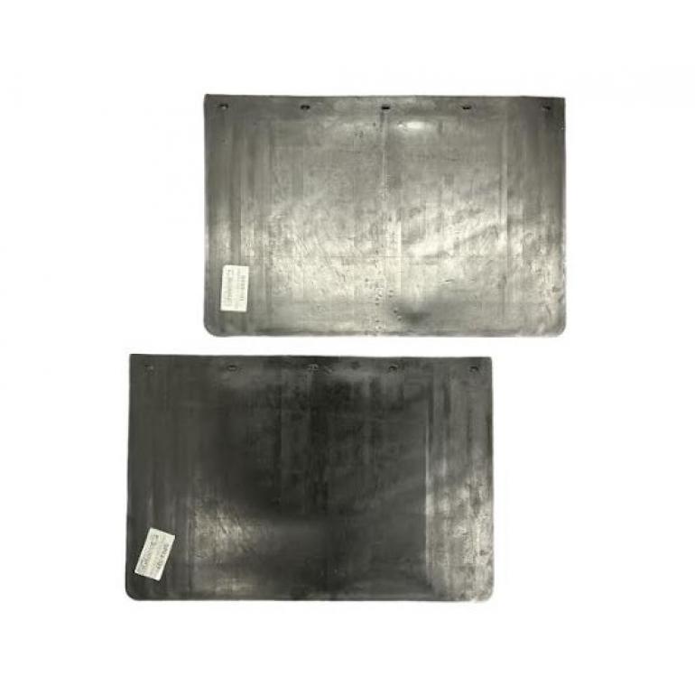 18"X12" RUBBER PLAIN BLACK MUDFLAPS 457MM x 305MM (PAIR)