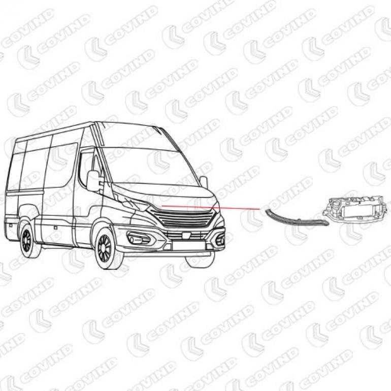 FRONT BUMPER SUPPORT DRIVER SIDE RH