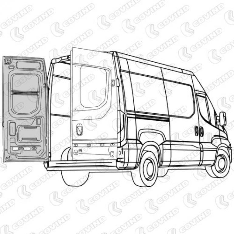 REAR DOOR SHELL PASSENGER SIDE LH