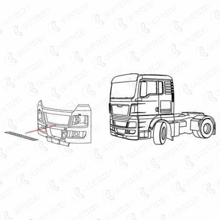 FRONT BUMPER UPPER TREAD PLATE
