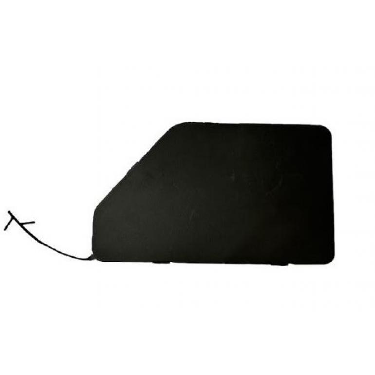 BLACK FRONT BUMPER BLANK COVER DRIVER SIDE RH