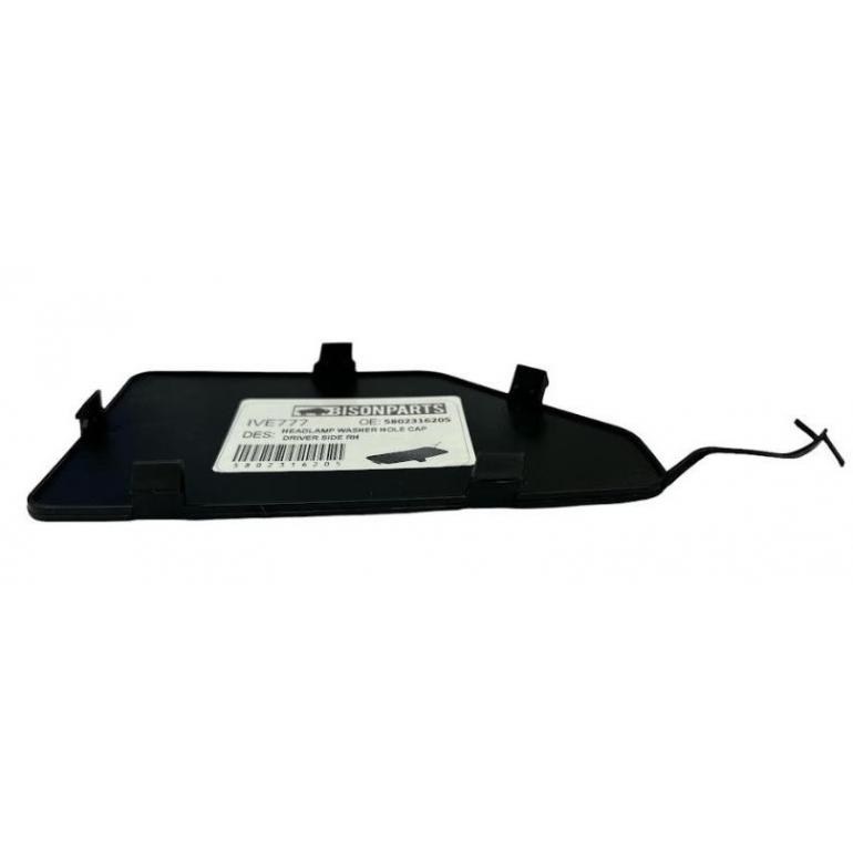 BLACK FRONT BUMPER BLANK COVER DRIVER SIDE RH
