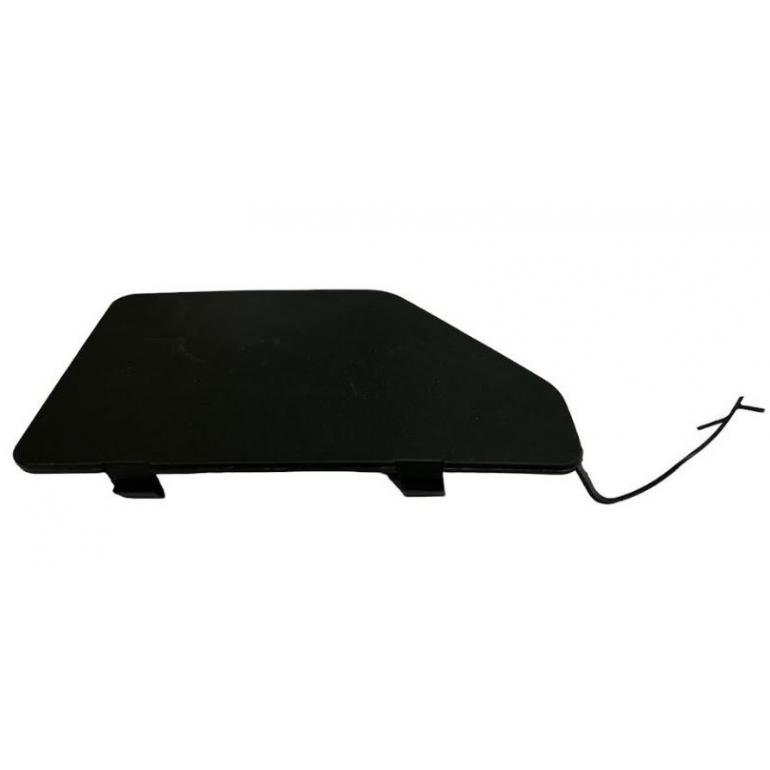 BLACK FRONT BUMPER BLANK COVER PASSENGER SIDE LH