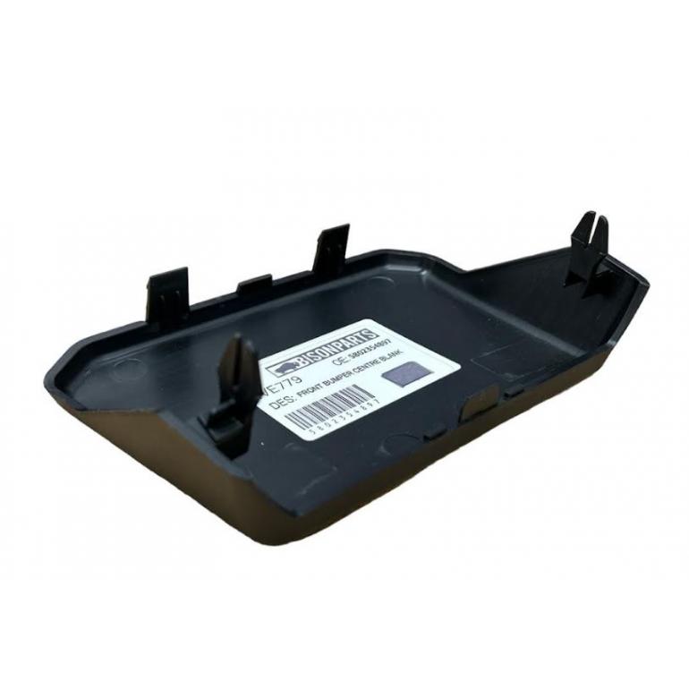 BLACK FRONT BUMPER CENTRE BLANK