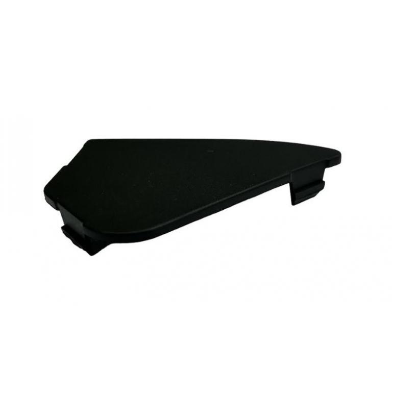 BLACK FRONT BUMPER BLANK COVER PASSENGER SIDE LH