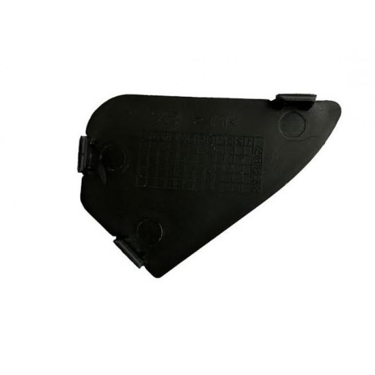 BLACK FRONT BUMPER BLANK COVER PASSENGER SIDE LH