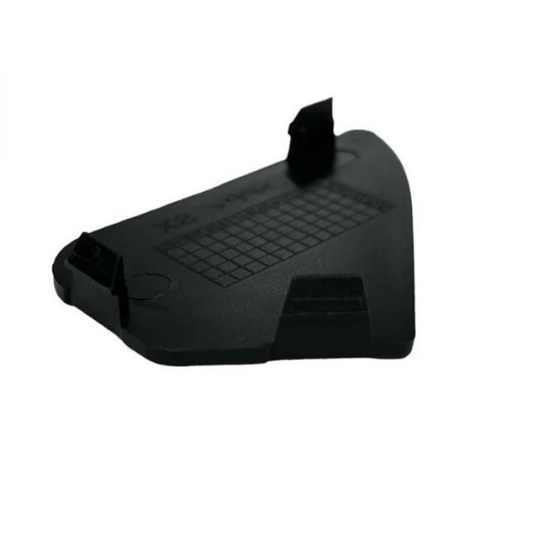 BLACK FRONT BUMPER BLANK COVER PASSENGER SIDE LH