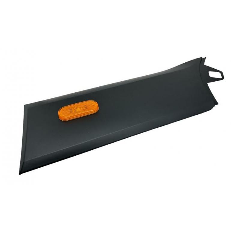 BLACK FORWARD REAR SIDE MOULDING PANEL PASSENGER SIDE LH