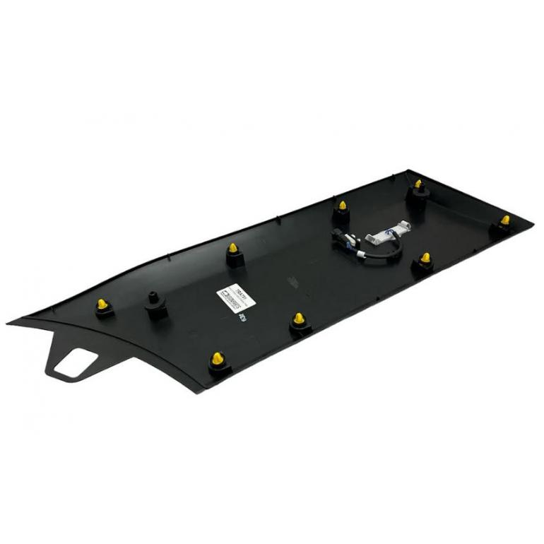 BLACK FORWARD REAR SIDE MOULDING PANEL PASSENGER SIDE LH