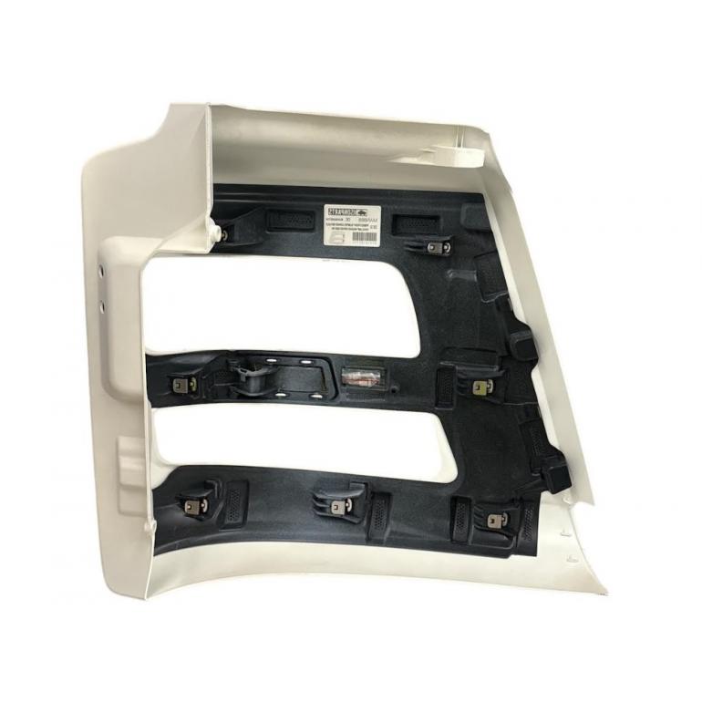 PRIMED FRONT BUMPER CORNER WITHOUT HEADLAMP WASHER PASSENGER SIDE LH