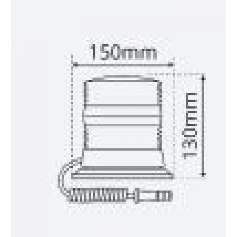 LED AMBER MAGNETIC MOUNTED BEACON 10-30 VOLT