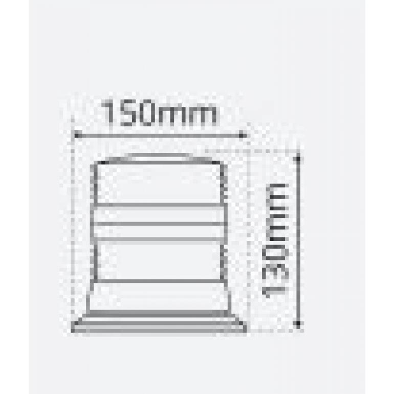 LED AMBER 3 BOLT MOUNTED BEACON 10-30 VOLT