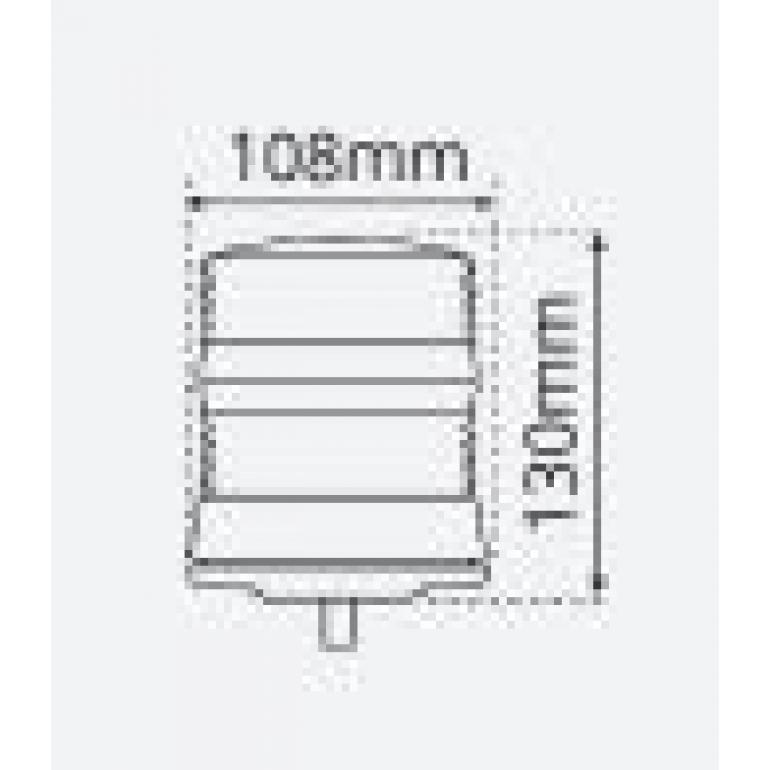 LED AMBER SINGLE BOLT MOUNTED BEACON 10-30 VOLT
