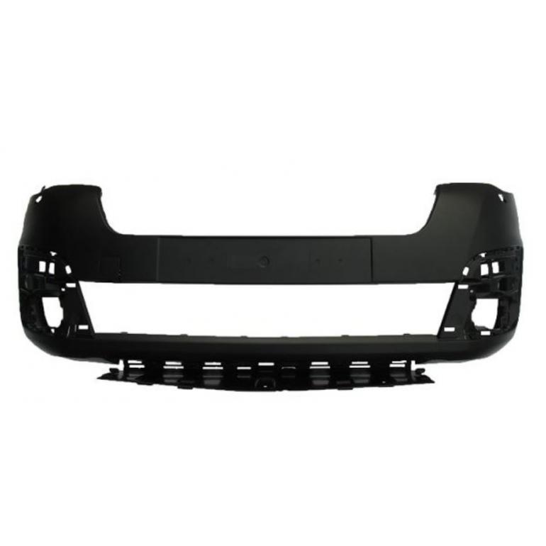 BLACK FRONT BUMPER WITH LAMP WASHER HOUSING