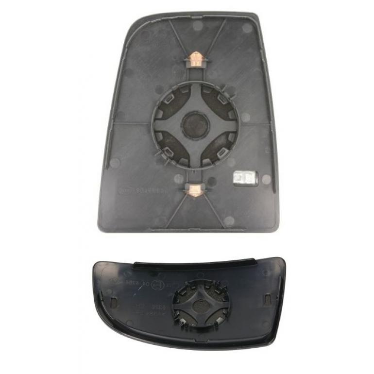 HEATED UPPER & LOWER DOOR WING MIRROR GLASS DRIVER SIDE RH
